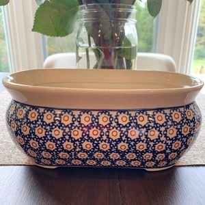 Hand painted polish pottery